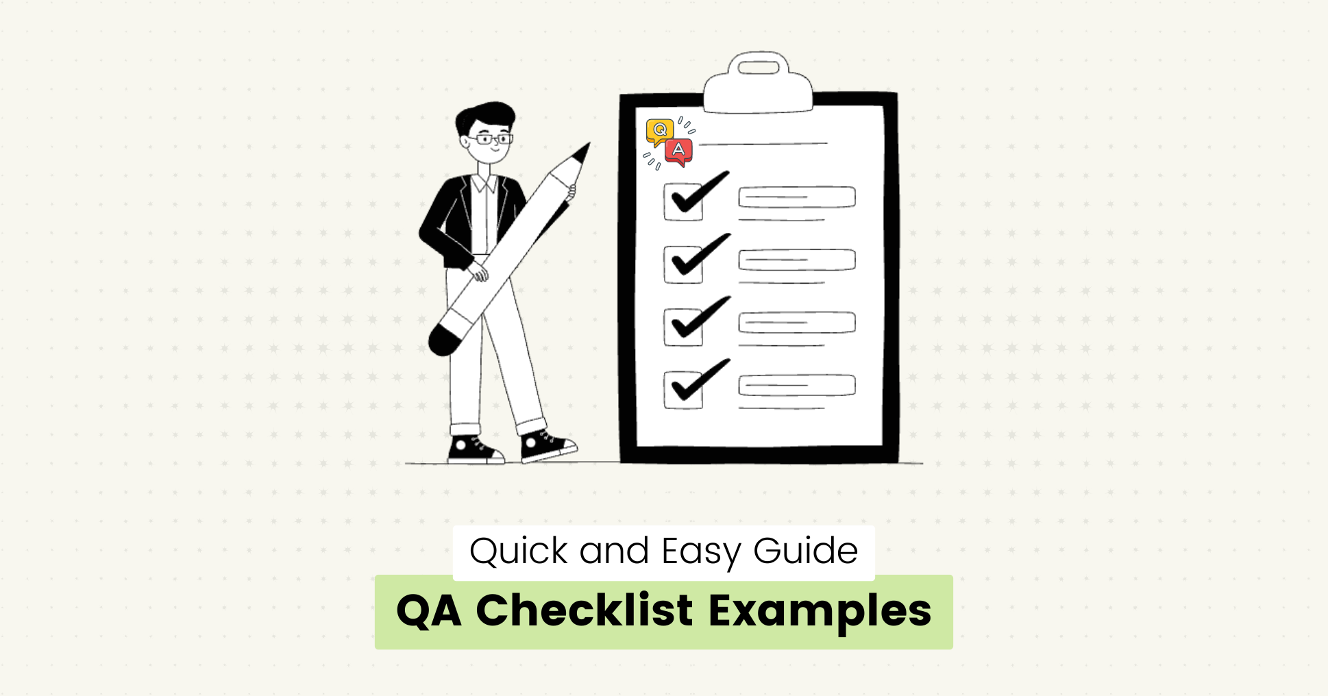 QA Checklist background image